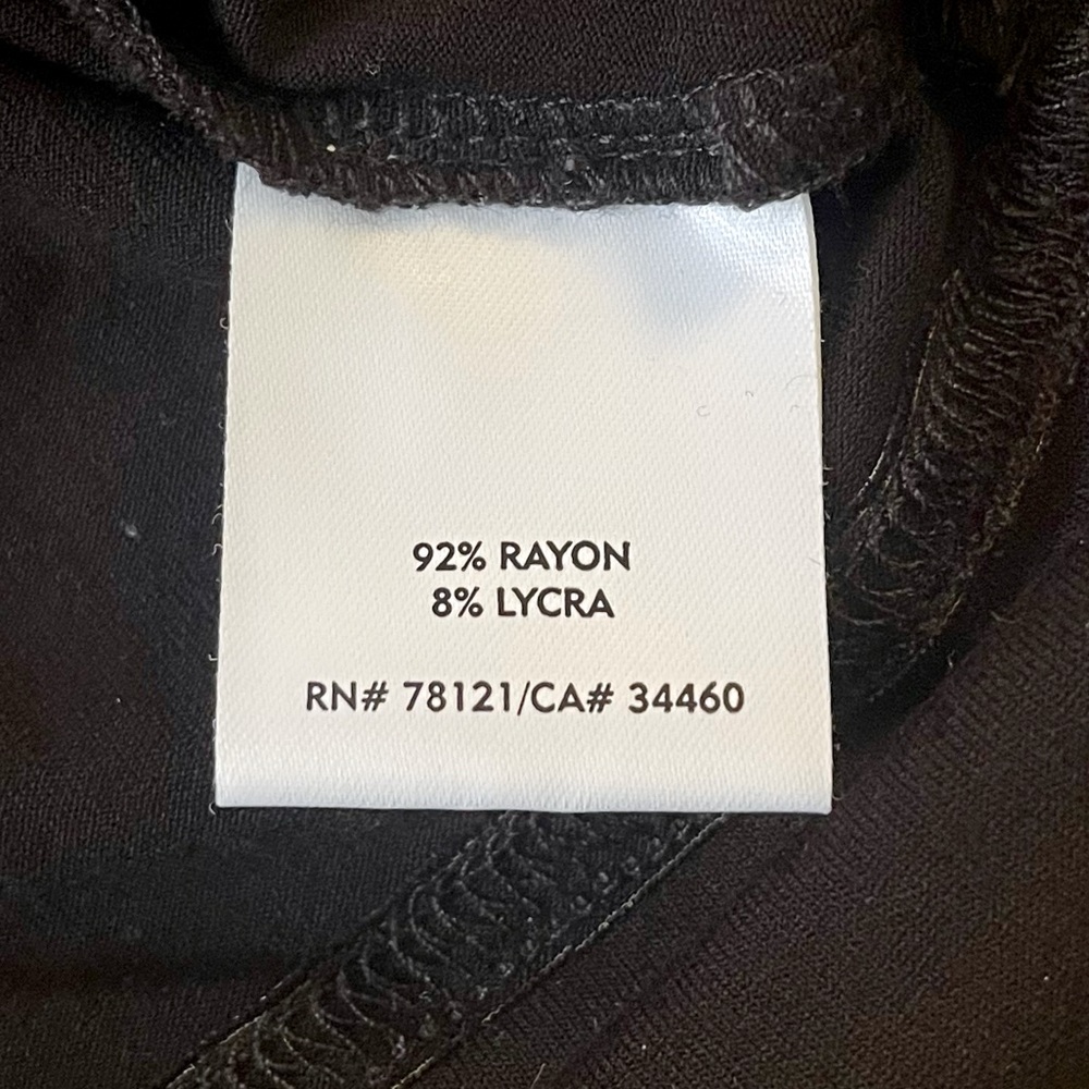 Eileen Fisher Black Size XS Batwing Top - Picture 4 of 6